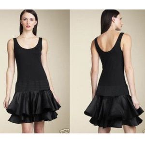 Diane Von Furstenberg GRAY Scoop Neck Sleeveless Knee-Length Shift Dress Sz 10